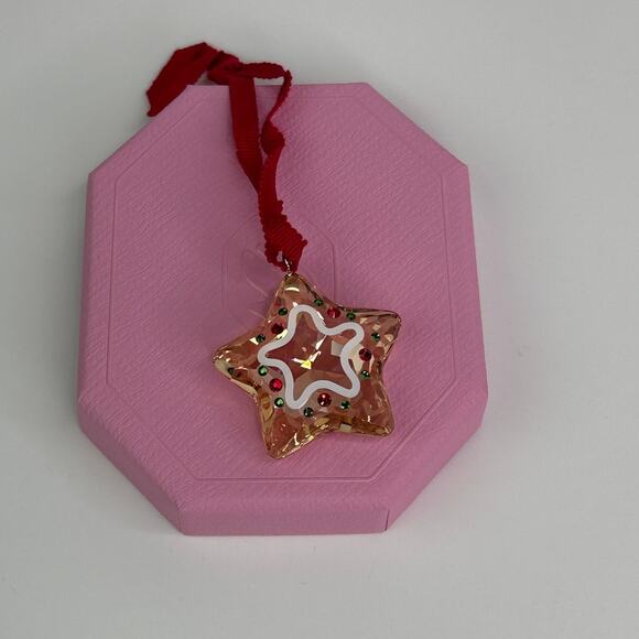 Swarovski Holiday Cheers Gingerbread Star Ornament Christmas - Picture 4 of 9